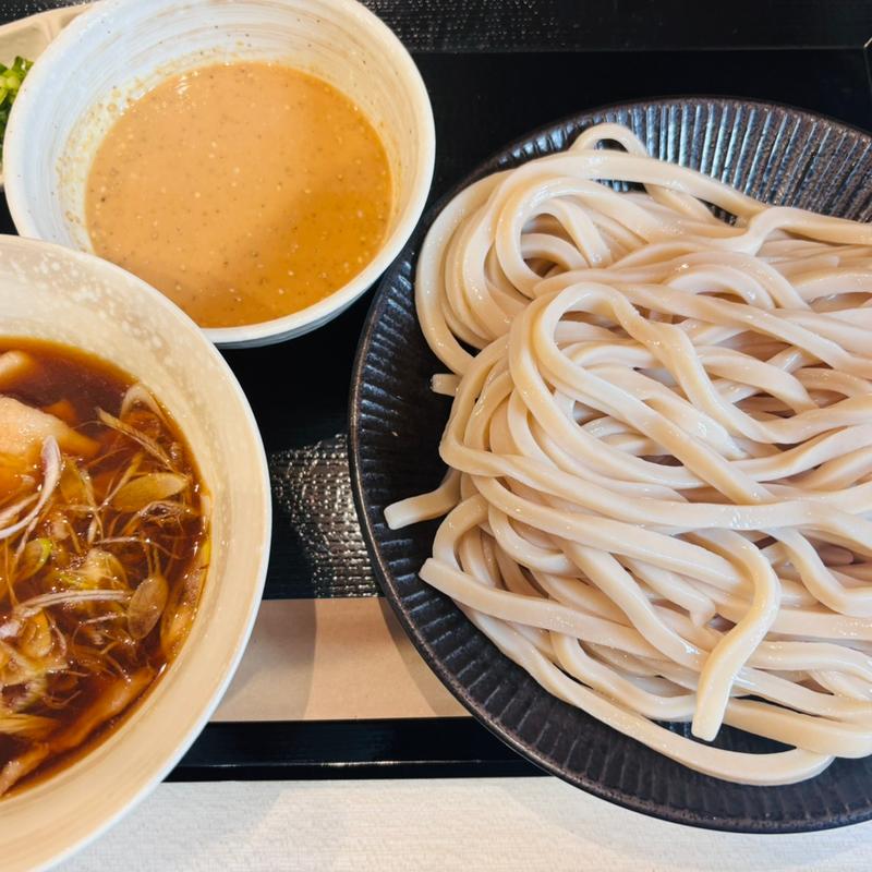 つけ汁二種うどん(西郷うどん)