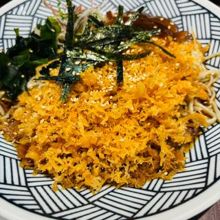 冷したぬきそば(江戸蕎麦手打處岩ぶち)