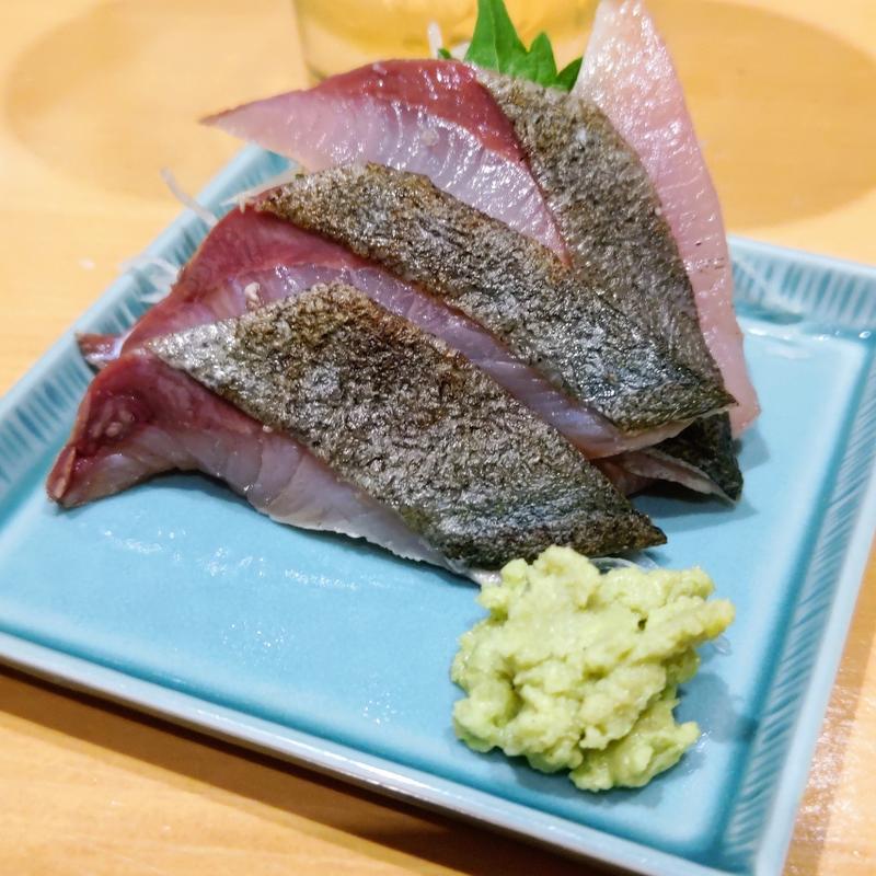 イナダ炙り(めのじ)