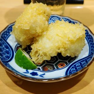 ハモの天ぷら(めのじ)