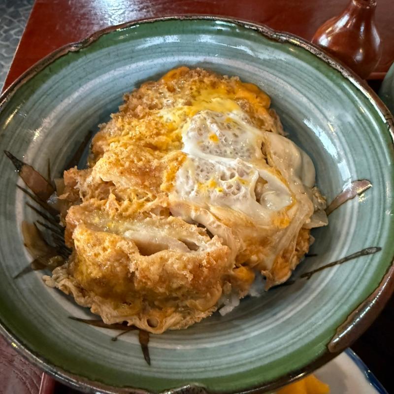カツ丼　セット　冷たい蕎麦(将門そば)