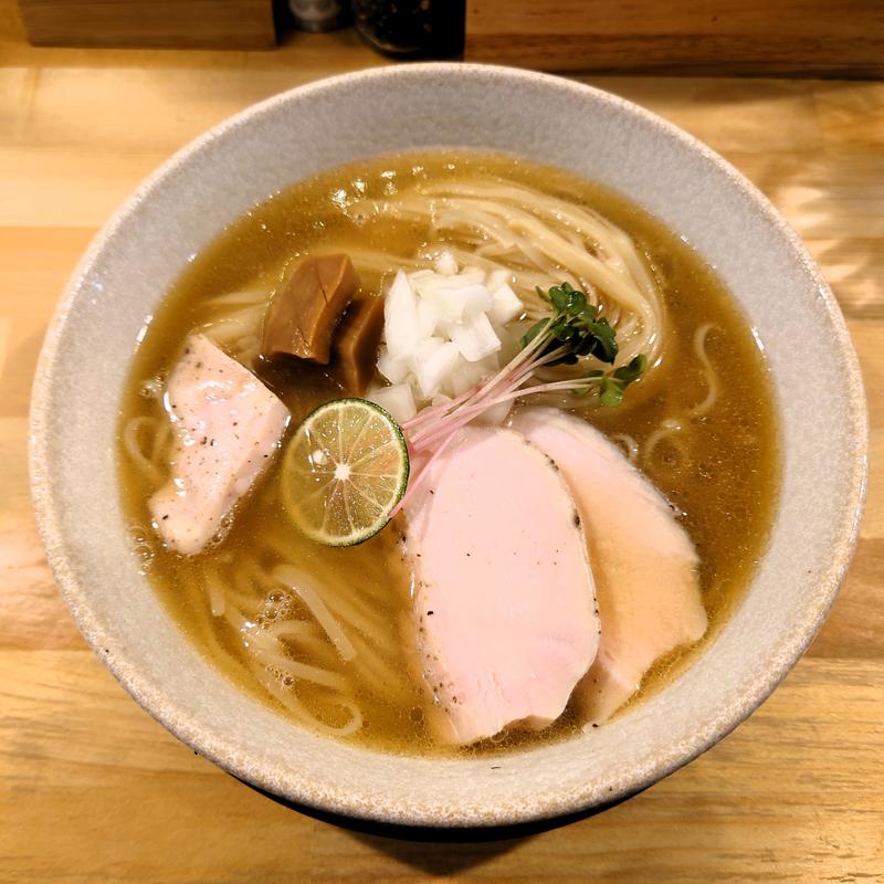 鯖煮干しの冷やしらぁめん・塩(麺処 全て)