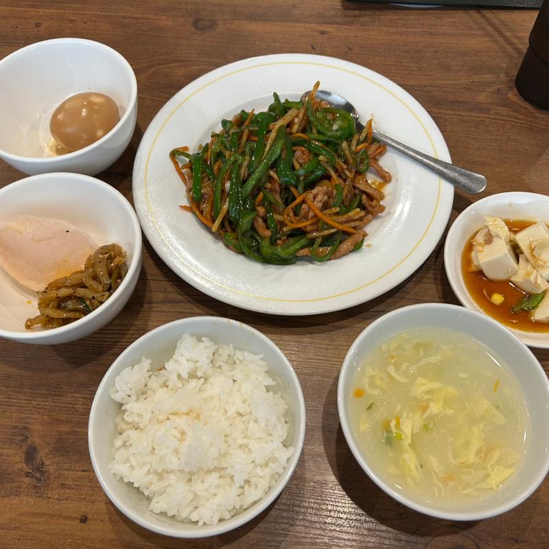 青椒肉絲(中華美食屋 蔵王店)