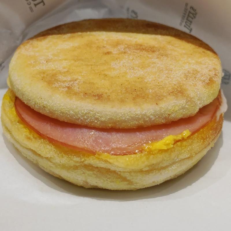 イングリッシュマフィン  ハムエッグ(タリーズコーヒー &TEA 横浜元町店)
