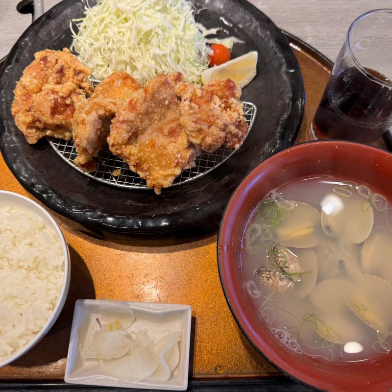 からあげランチ(ふぁみり庵はいから亭 都城店 )