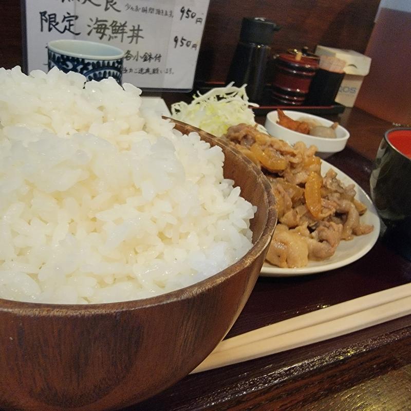 豚生姜焼定食(のるかそるか )