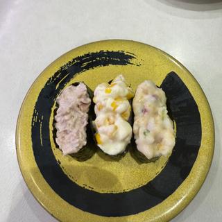 サラダ軍艦三種盛り