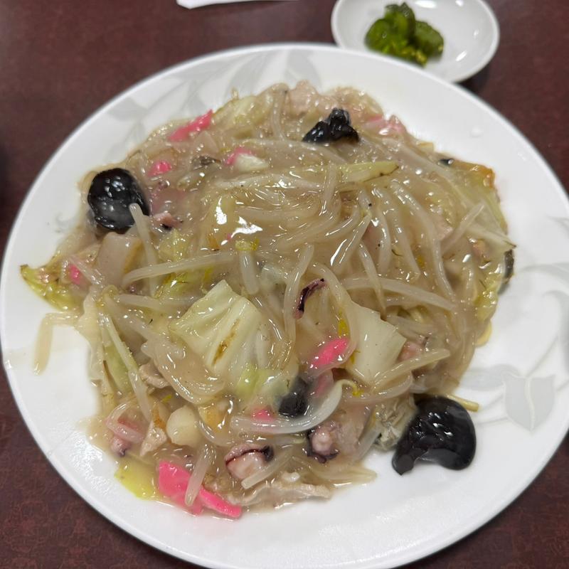 皿うどんセット(長崎飯店 高田馬場駅前店 （ナガサキハンテン）)