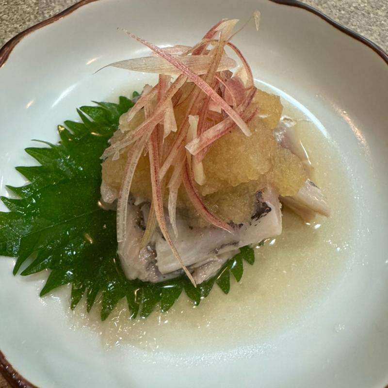 〆あじみぞれ酢(ニュー鳥正)