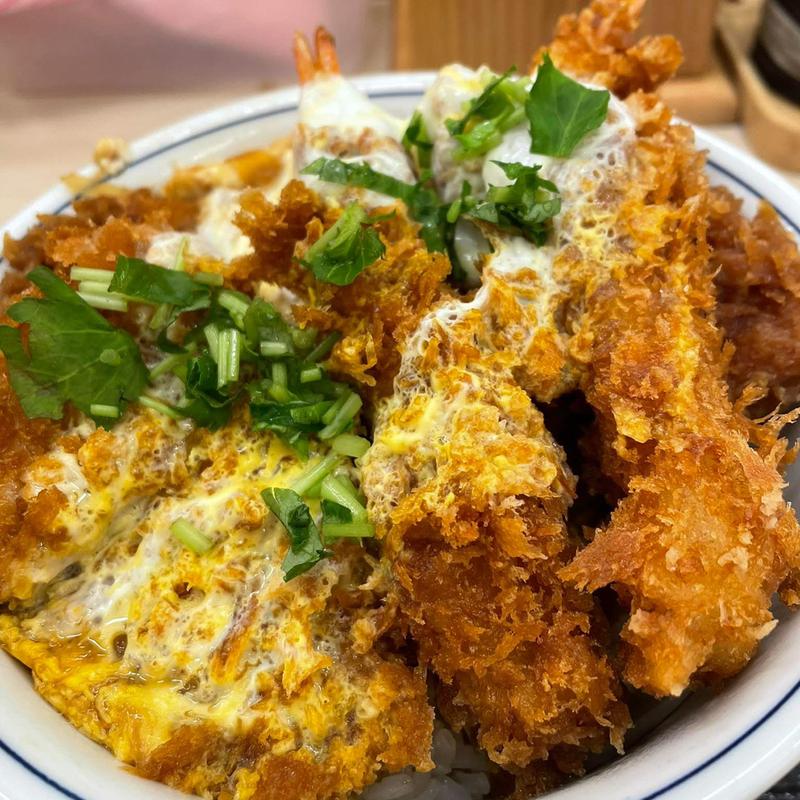 エビロースヒレカツ丼(かつや 経堂店)