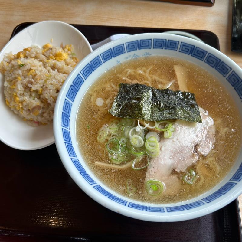 中華そば　半チャーハン(いさご食堂 )