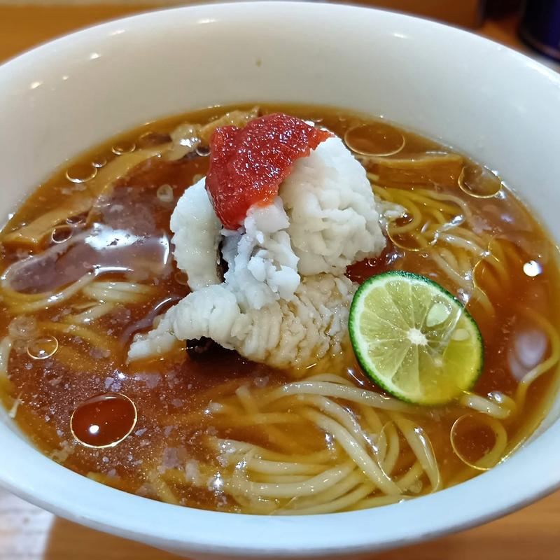 冷やし鱧出汁らーめん(ガモウスマイル)