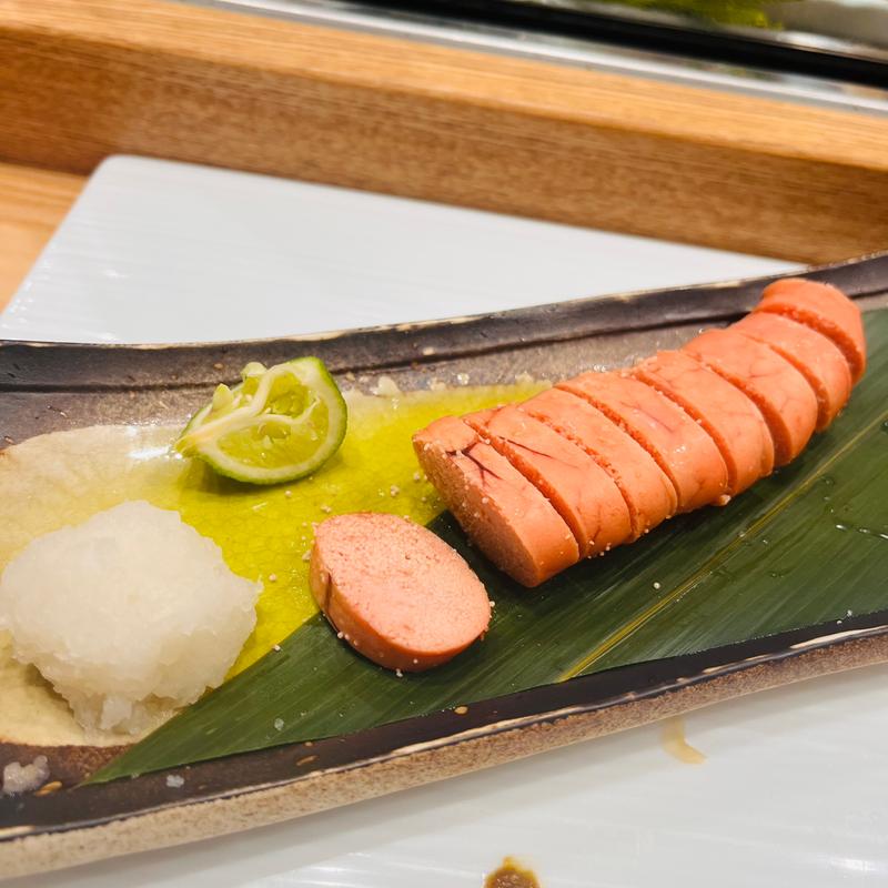 炙りたらこ(すしの美登利 旬 代々木上原店)