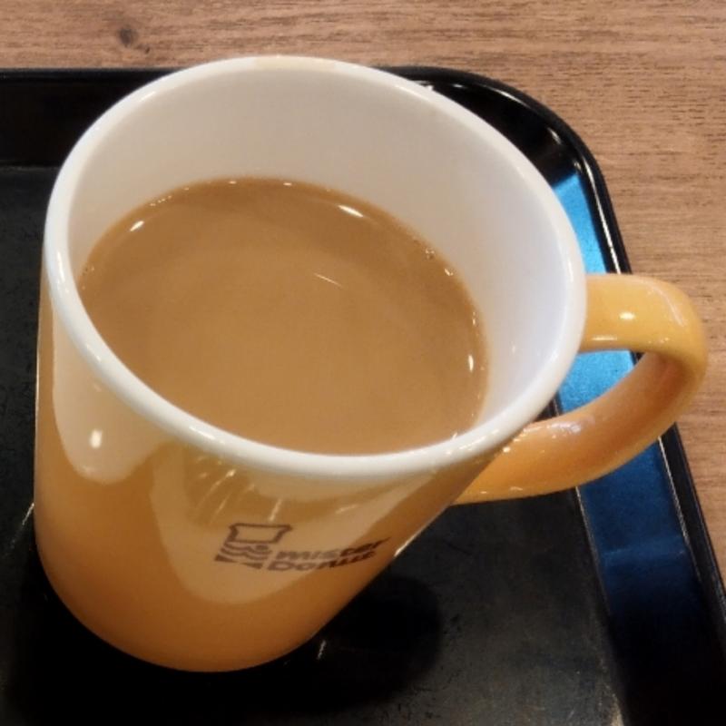 ミスド カフェオレ(ミスタードーナツ 亀有駅前ショップ)