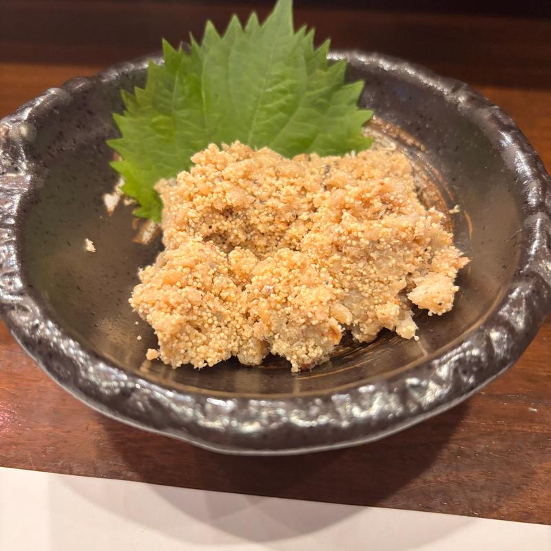 タチウオの真砂和え(寿司厨房 六山)