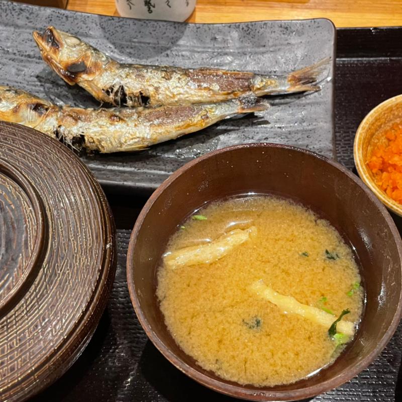 いわし定食(しんぱち食堂 田町店)