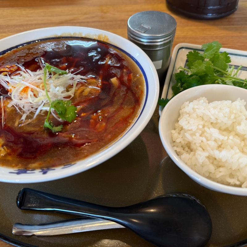 酸辣湯麺　パクチー増し(さんぽう亭 燕店 )