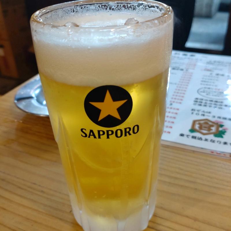 生ビール(大衆酒場だるま)