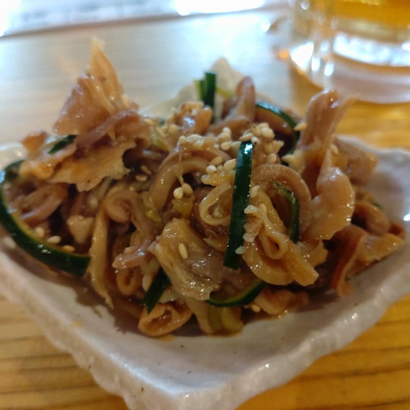 成田名物 もつにんにく(大衆酒場だるま)