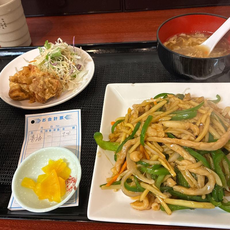 青椒肉絲定食(福香源)