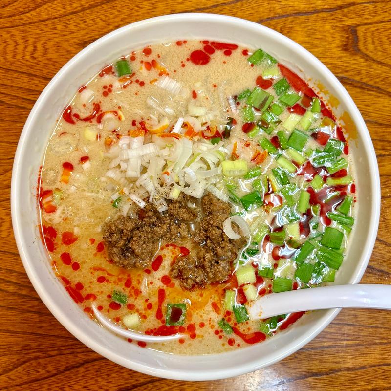 担々麺(町中華 あがっ亭)