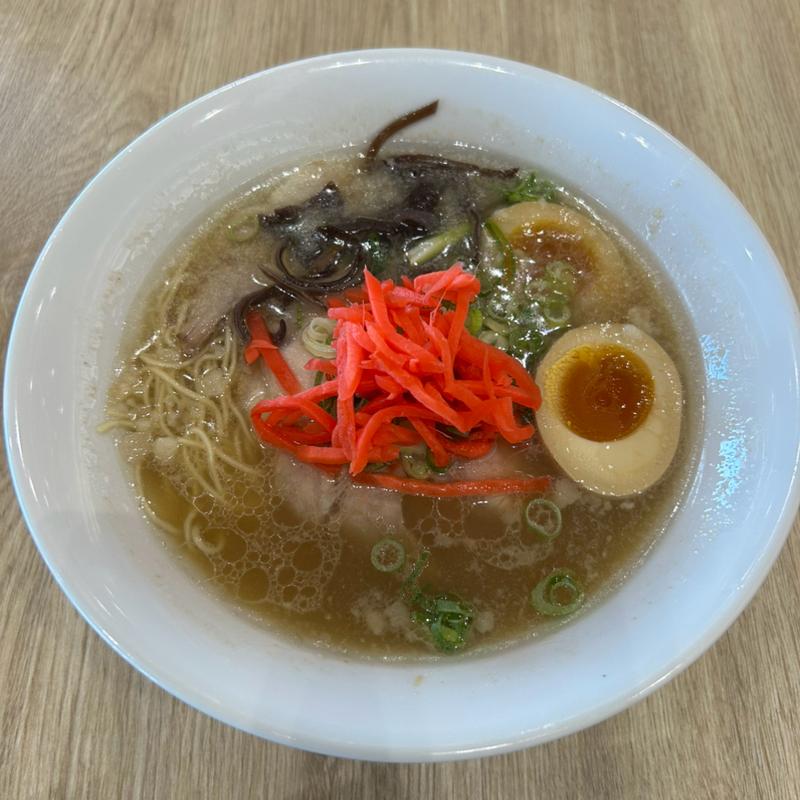 博多豚骨ラーメン味玉入(POPUPラーメン 三井アウトレットパーク マリンピア神戸店)