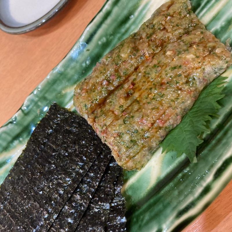 なめろう(浅草 ASA虎 和食鮨居酒屋)