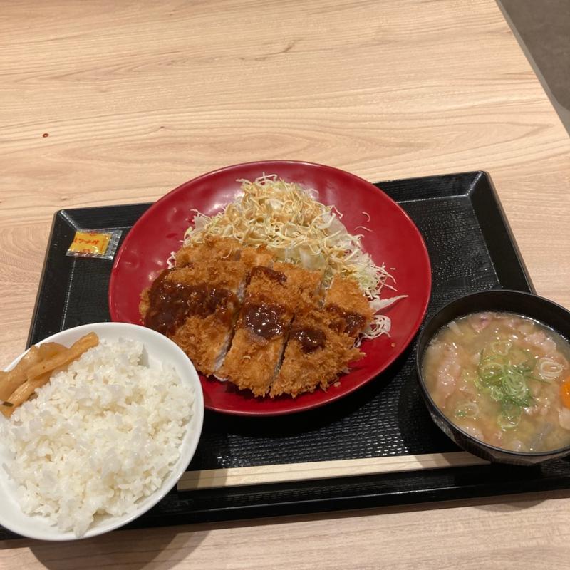 ダブルロースカツ(かつや 幕張西店)