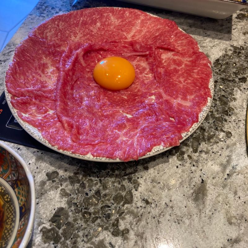 炙りユッケ(天下一の焼肉 将泰庵 船橋本店)