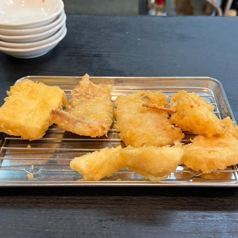 豚天定食(天ぷら定食ながお)