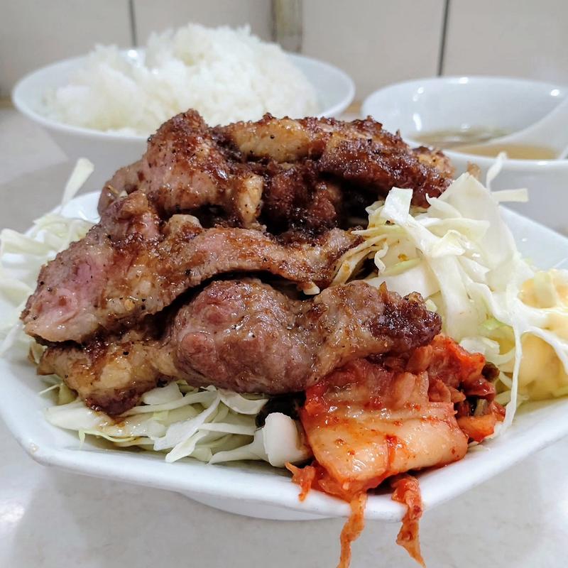 焼肉定食(中華料理おおくま)