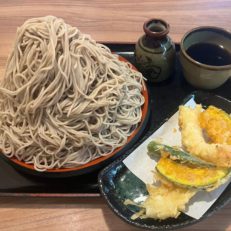 つけ天そば 富士山盛り(味奈登庵 関内店)