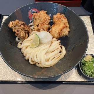 鶏天ぶっかけうどん