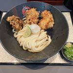 鶏天ぶっかけうどん