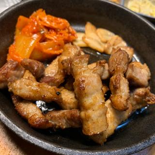 サムギョプサル定食(韓国料理サムシセキ上板橋店)