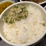 大盛ライス　韓国風ネギのせ