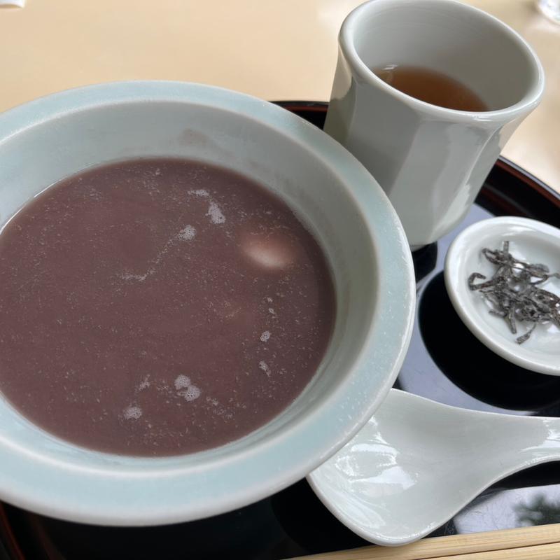 冷やししるこ(六花亭 帯広本店喫茶室)