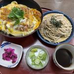 カツ丼とざる蕎麦のセット
