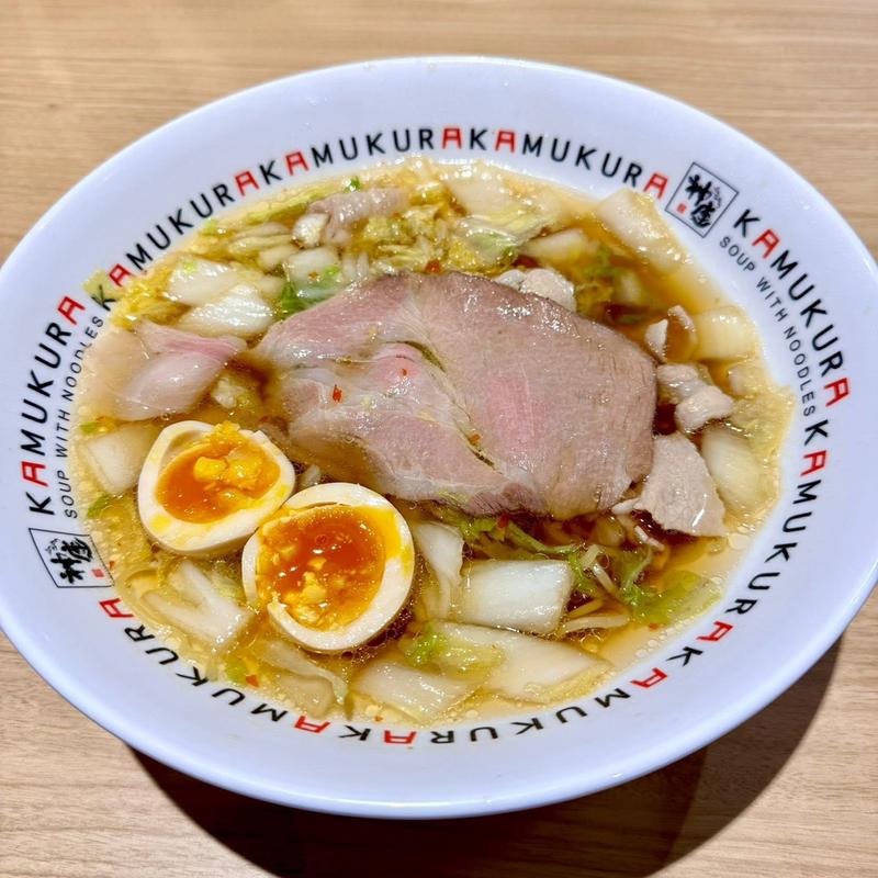 煮玉子ラーメン(どうとんぼり神座 新宿店)