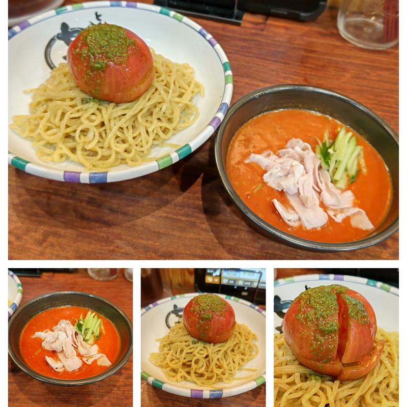 冷やし丸ごとトマトつけ麺(七志 港南台バーズ店)