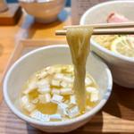 昆布水つけ麺塩