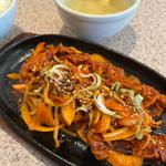 辛味噌プルコギ定食(カンナム 中村橋店)