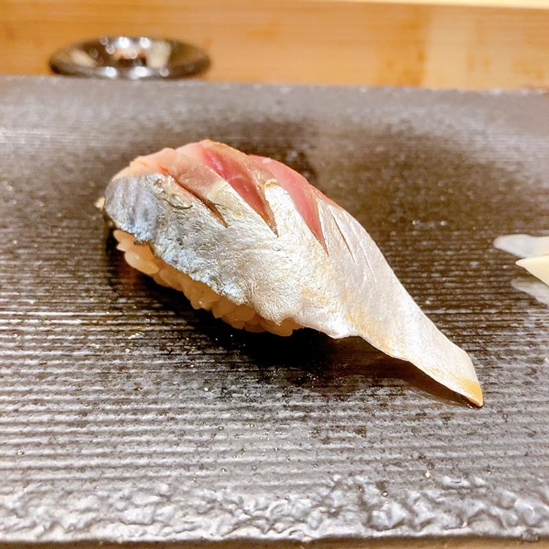 〆サバ（ランチコース）(広島 鮨 まつもと)