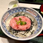 ネギトロ丼 ミニそばセット
