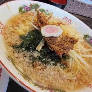 とろ玉チャーシュー炒飯のスープ