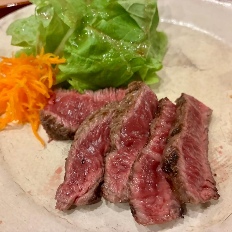 夏季限定【飲み放題付き】近江・古株牛の炭火焼き(近江牛 中る)