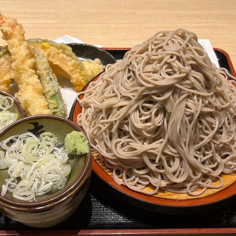 つけ天そば富士山盛り(味奈登庵 みなとみらい店)