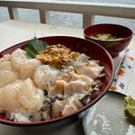 ウニ アワビ ホタテ丼