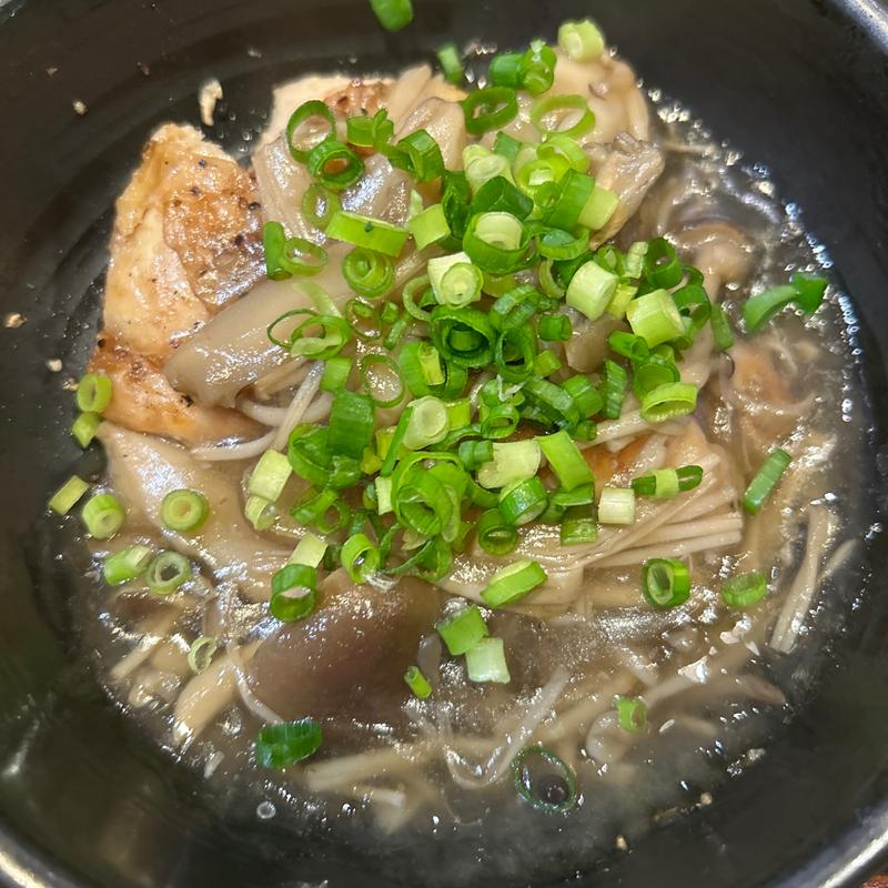 鶏肉炭火焼き〜きのこあんかけ〜(魚吉 札幌駅前本店)
