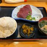 カツオ刺身定食
